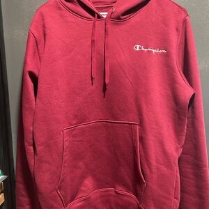 Champion Deep Red Hoodie